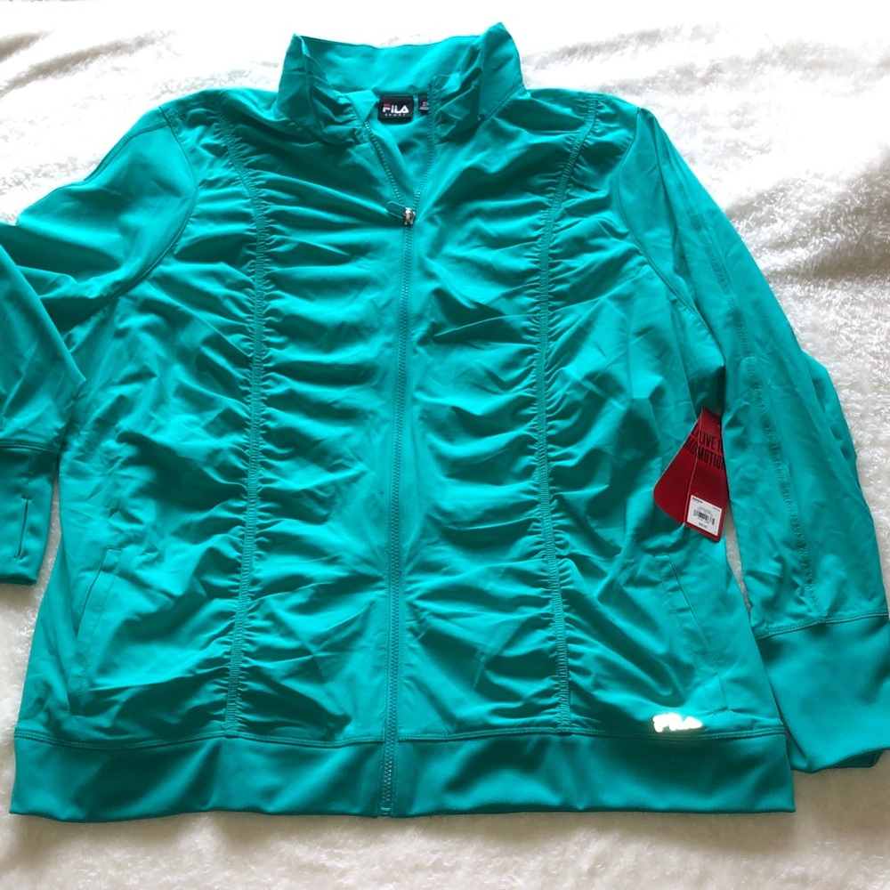 FILA Women's Vibrant Teal Jacket